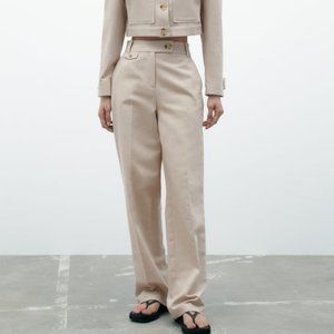 Zara RUSTIC STRAIGHT Pants